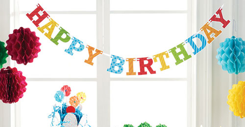 Festoni Compleanno per Bambini e Adulti per Decorare - FesteMix
