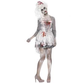 Costume Suora Zombie da Donna con Velo da Suora - FesteMix