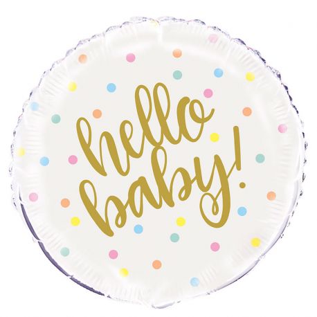 Palloncino Hello Baby Foil 46 cm