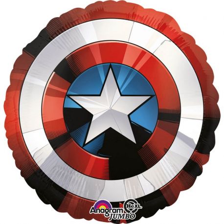 Palloncino a Forma di Scudo Capitan America 71 cm