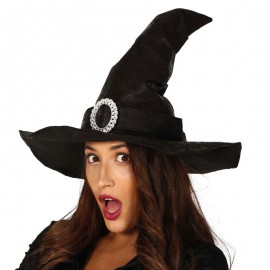 Cappello da mago da uomo, nero, unisex, per feste, Halloween, costume da  carnevale, cappello magico, cappello da strega, cappello da strega, cappello  largo e morbido : : Moda