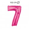 Palloncino Numero 7 Foil 102 cm