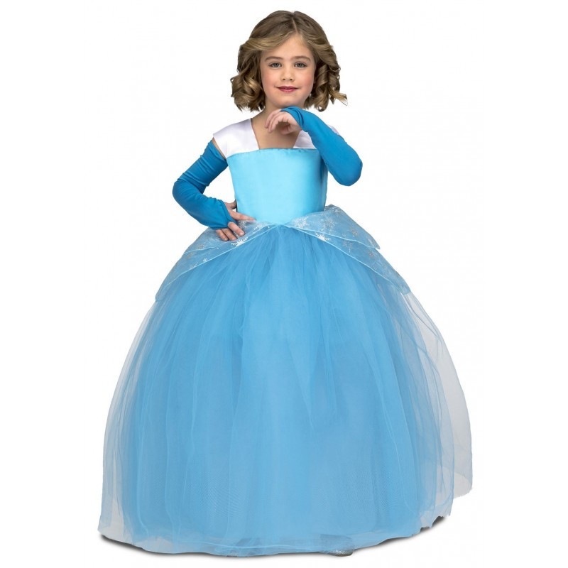 Costume da Principessa Jasmine blu per bambina