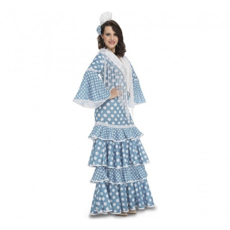 Costume da Flamenco Huelva per Adulti