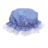 Cappello a Righe Blu e Bianche