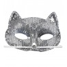 Maschera da Gatto con Borchie Argentate