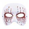 Maschera Psycho con Occhi Insanguinati con Glitter