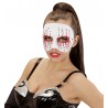 Maschera Psycho con Occhi Insanguinati con Glitter