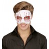 Maschera Psycho con Occhi Insanguinati con Glitter