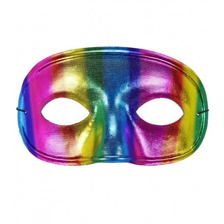 Maschera Metallica Arcobaleno