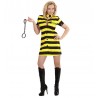 Costume da Prigioniera Giallo per Donna