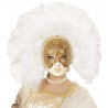 Maschera Fidelio con Piume di Lusso