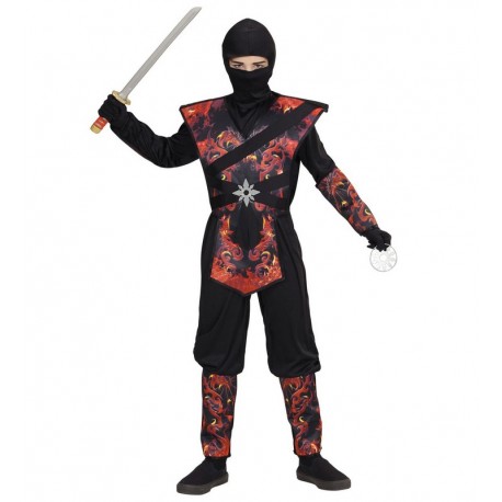 Costume Ninja Drago Fiamma Infantile