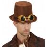 Cappello e occhiali Steampunk in feltro in vendita