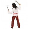 Costume da pirata da uomo con strisce