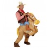 Costume da Cowboy su Cavallo Gonfiabile Economico 