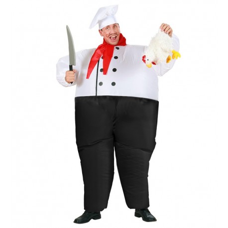 Costume da Chef Gonfiabile con Ventilatore