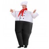 Costume da Chef Gonfiabile con Ventilatore