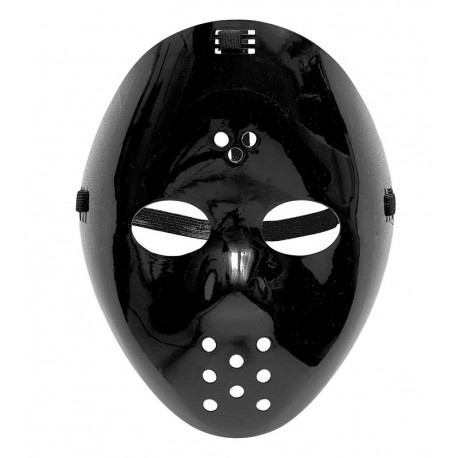 Maschera nera da hockey