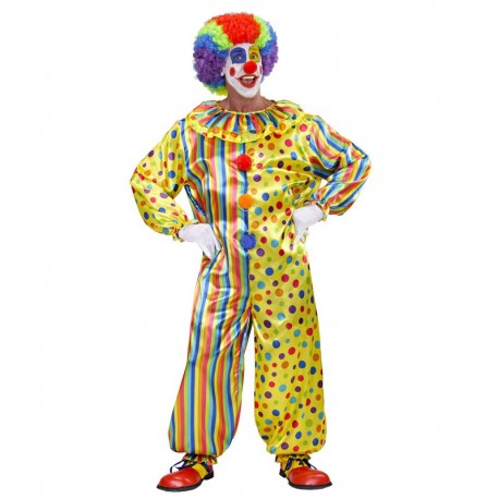 Costume da Clown Multicolore per Adulto