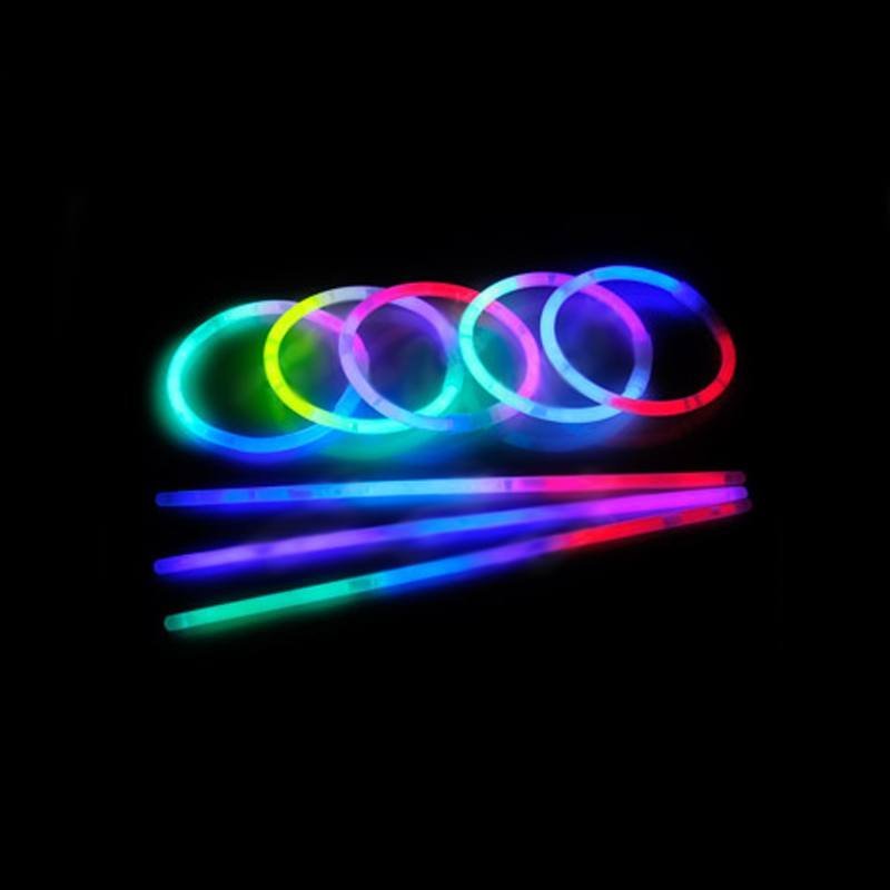 Braccialetti luminosi fluorescenti STARLIGHT tubo 100 pz
