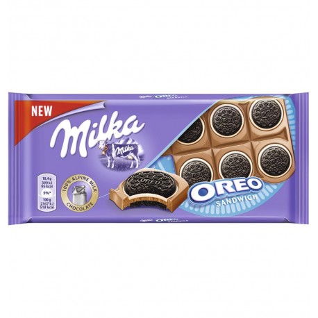 15 Tavolette Cioccolato Milka Oreo Sandwich