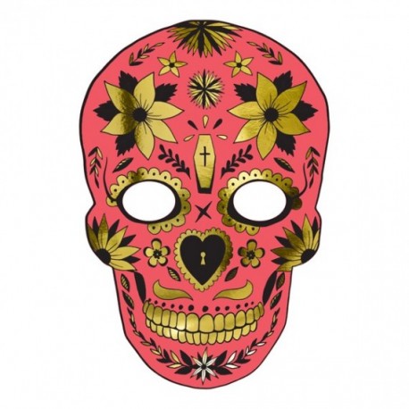 Maschera di Carta del Dia de Los Muertos Economica