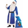 Costume da Babbo Natale blu con Sacco da Uomo Shop Online