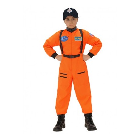 Costume da Astronauta Arancione per Bambini