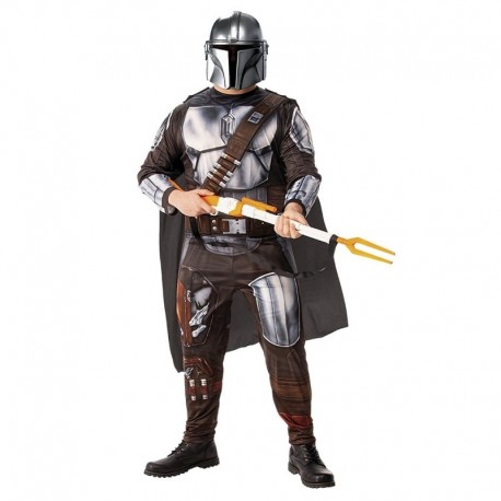 Costume Mandalorian con Casco Incluso Adulto