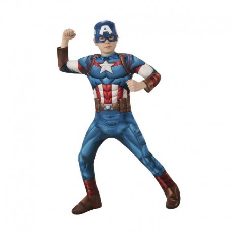 Costume di Capitan America Classico Bambino Economico