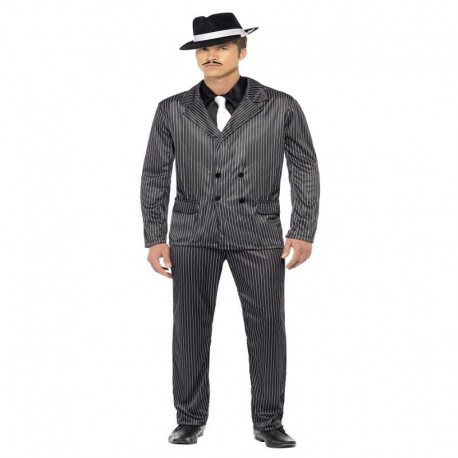 Costume Gangster Nero Economico