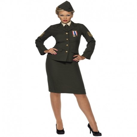 Costume da Comandante Soldato Donna Offerta