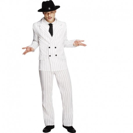 Costume Bianco da Gangster Uomo Economico