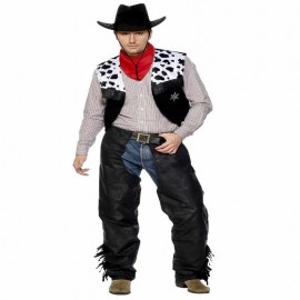 Costume da Cowboy Nero economico