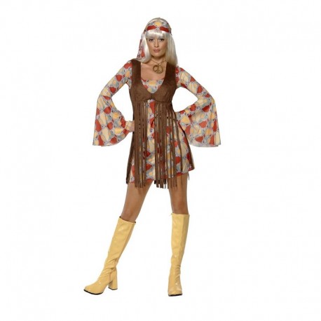 Costume da Hippie Stampato anni 60 Donna Online