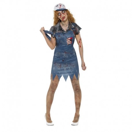 Costume da Zombie Blu Donna Online