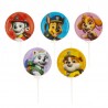 5 candele Paw Patrol 3 cm Economiche