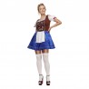 Costume Dirndl Blu Donna 