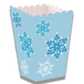 Contenitori Fiocchi di Neve per Pop Corn