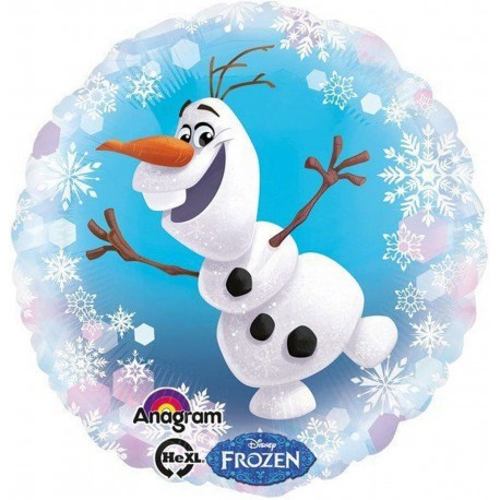 Palloncino Frozen Olaf Foil Rotondo