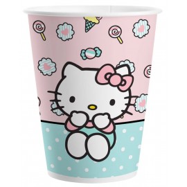 20 PZ Compleanno Gadget Portachiavi Sonaglino Hello Kitty