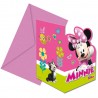 6 Inviti Minnie Rosa