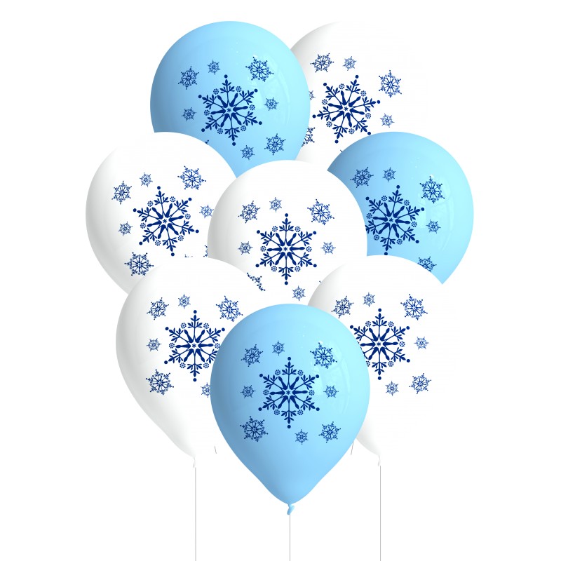 Palloncini Fiocchi di Neve per Compleanno e Feste