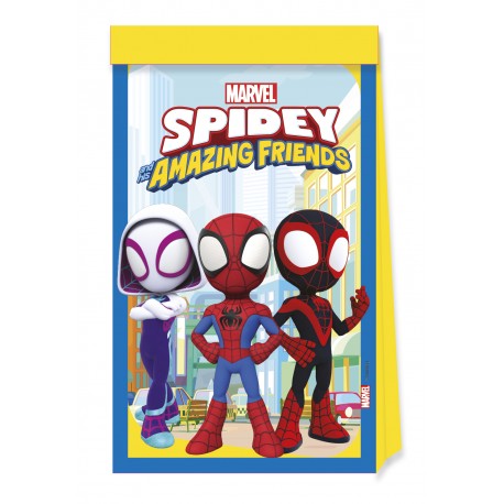 4 Sacchetti di Carta Spiderman Spidey Economici