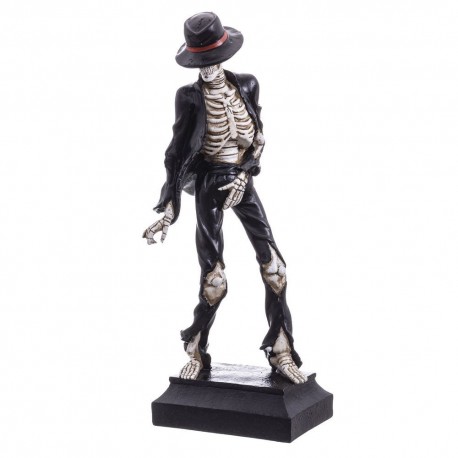 Statuina Scheletro Michael Jackson in Poliresina 13 X 10 X 32 Cm Online