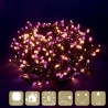 100 Luci a Led con 8 Funzioni Rosa e Gialle Shop