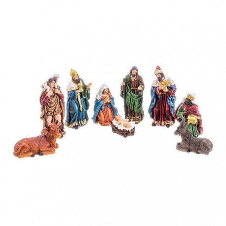 9 Statuine Presepe Nascita 12,50 cm Economiche