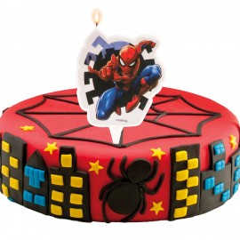 Candela Compleanno Spiderman