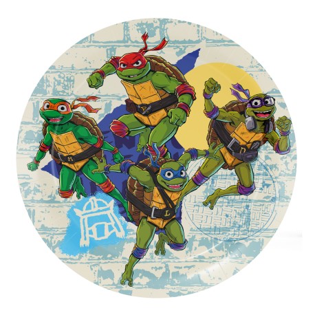 Platos Desechables Tortugas Ninja